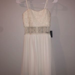 I.N. San Francisco White Lace Dress